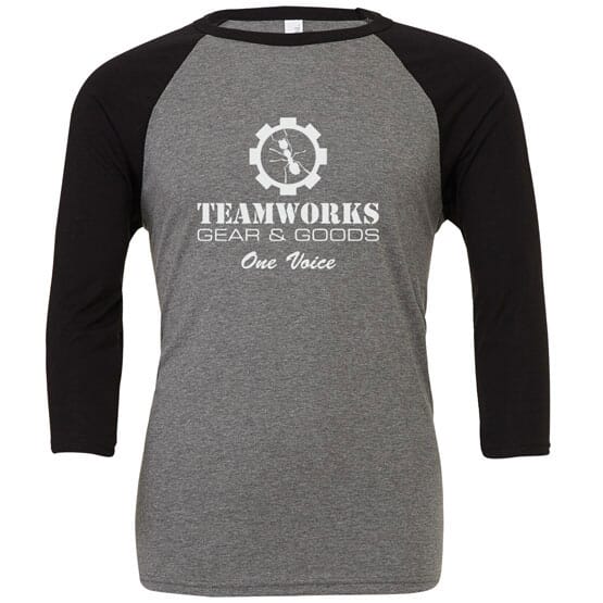 Bella+Canvas® Unisex 3/4 Sleeve Baseball Tee