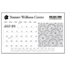 2020 Desktop Calendar & Doodle Pad