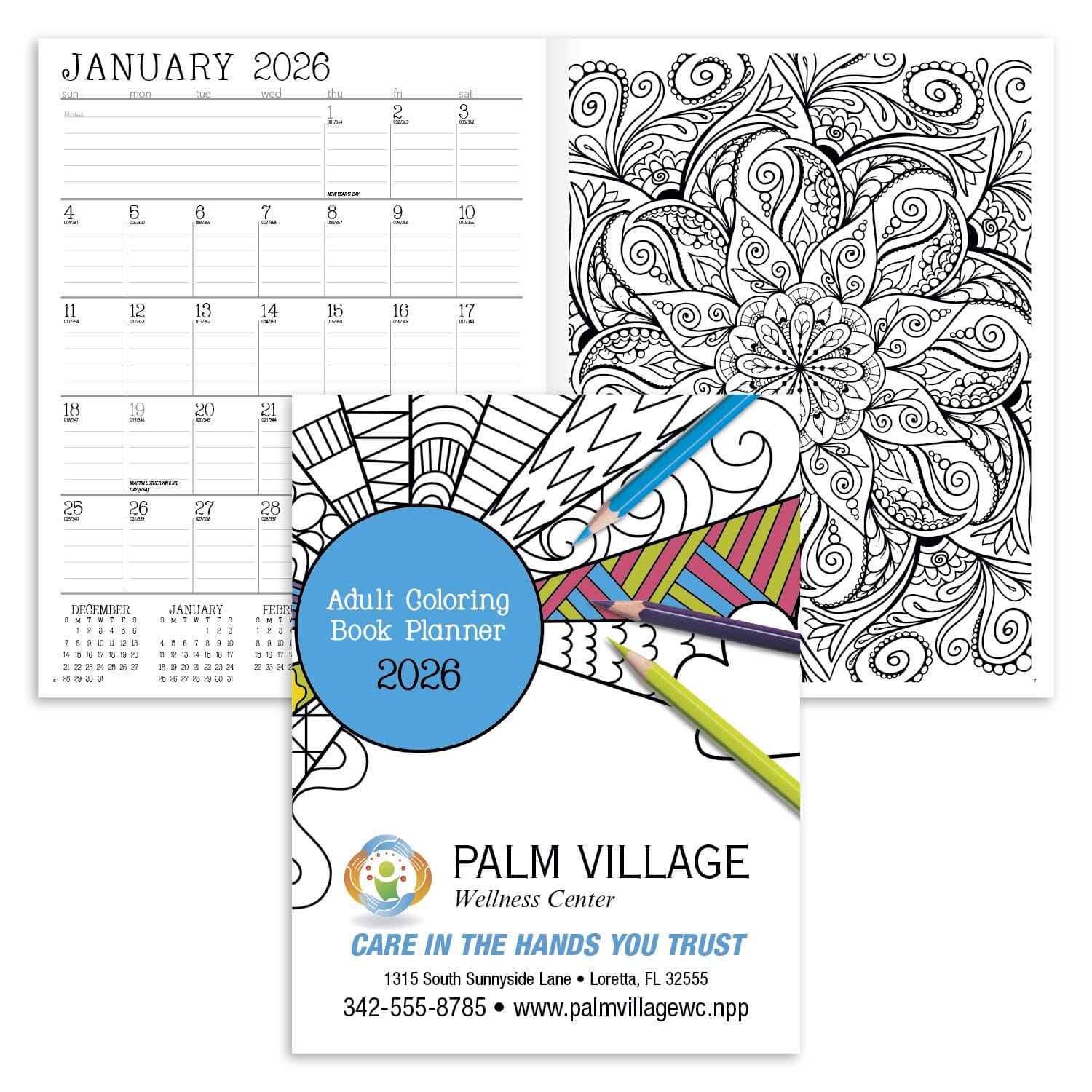 2024 14-Month Doodle Planner