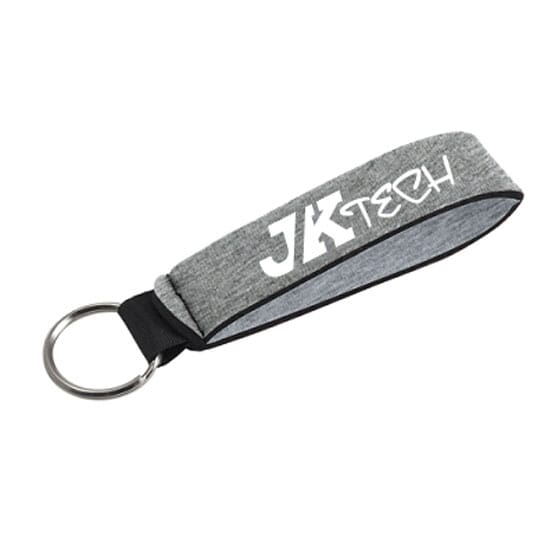 Heathered Jersey Wrist Strap Key Holder