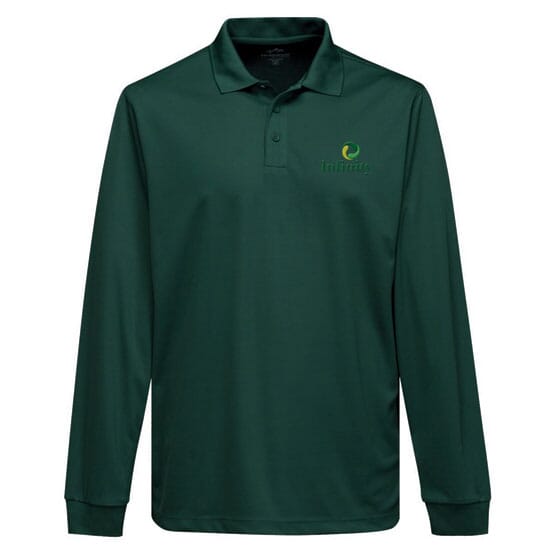 Men's Everyday Long Sleeve Polo - Embroidery