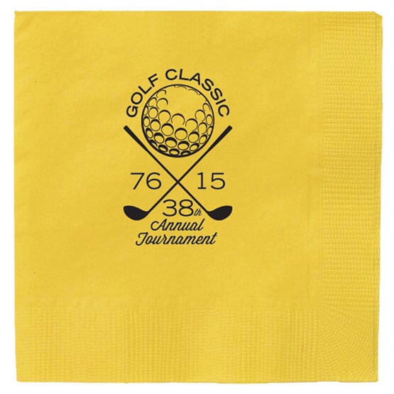 Colored 1/4 Fold Dinner Napkin