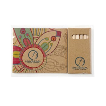 Kraft Paper Coloring Book with Colored Pencils
