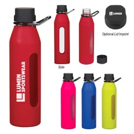 24 Oz Electrify Glass Sports Bottle