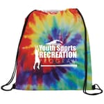 Funky Tie-Dye Drawstring Backpack