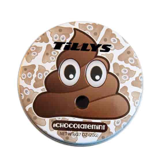 Emoji Chocolate Mints Tin - Pile Of Poo