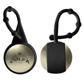 Metallic Lip Balm Ball with Carabiner