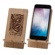 Bamboo Wood Cell Phone Stand