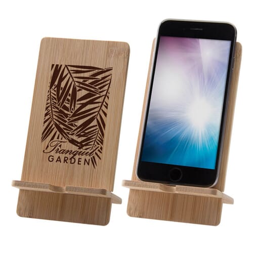 Bamboo Wood Cell Phone Stand