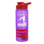 24 Oz. Color Band Water Bottle With Mixing Ball