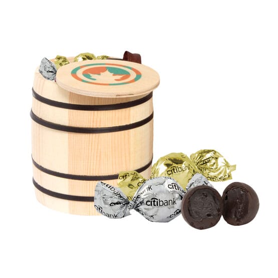 Barrel of Chocolate Truffles