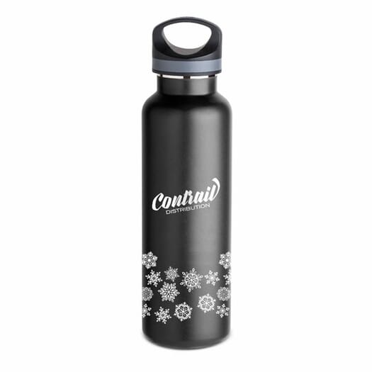 20 oz Basecamp® Insulated Bottle-White Snowflake
