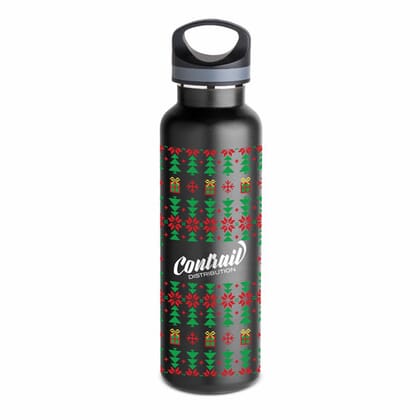 Ugly sweater water bottle