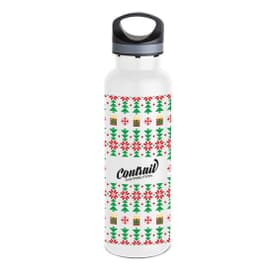 20 oz Basecamp&#174; Insulated Bottle-Ugly Sweater Red