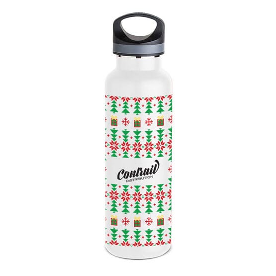 20 oz Basecamp® Insulated Bottle-Ugly Sweater Red