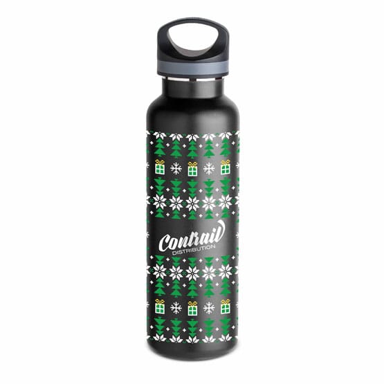 20 oz Basecamp® Insulated Bottle-Ugly Sweater White