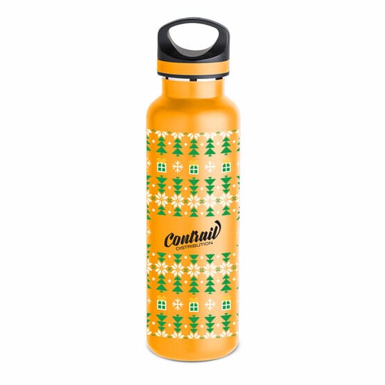 20 oz Basecamp® Insulated Bottle-Ugly Sweater White