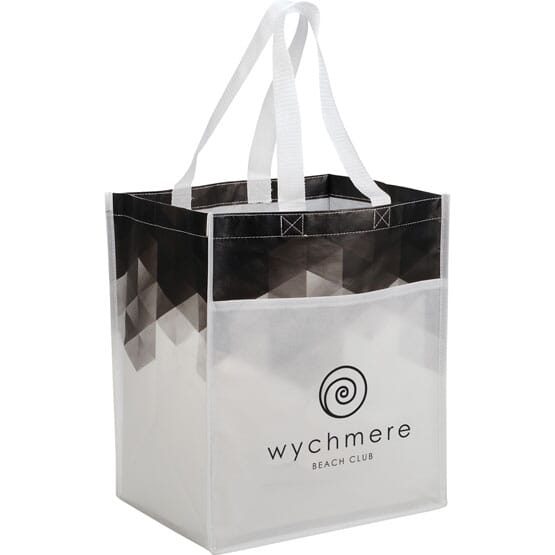 Geometric Design Laminated Tote