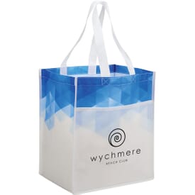 Geometric Design Laminated Tote