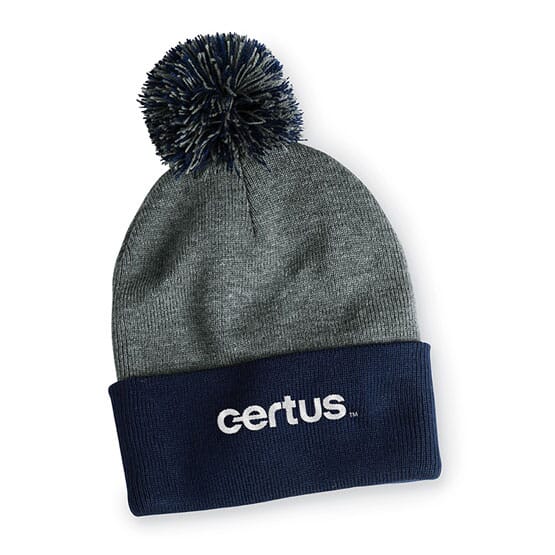 Pom-Pom Knit Hat