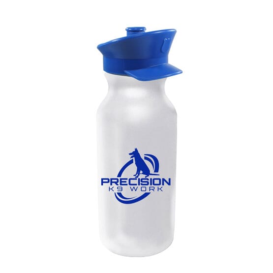 20 oz Water Bottle with Police Hat Lid