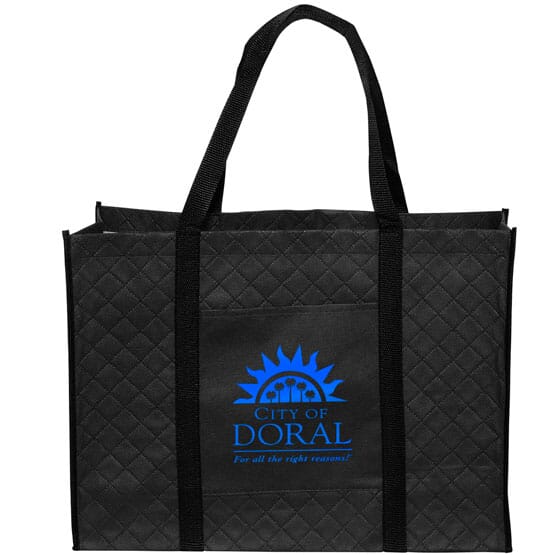 Quilted Reusable Shopping Bag