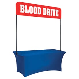 6' x 18" Custom Table Top Banner