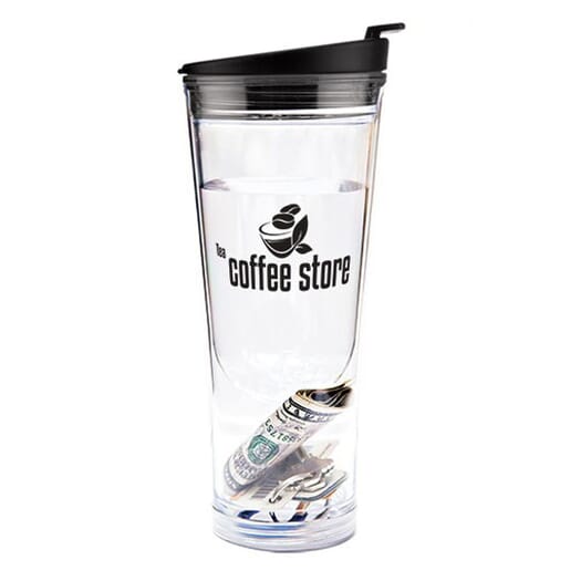 14 oz Hot or Cold Tumbler with Compartment