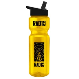 28 oz Clear View Bottle with Mix 'n' Match Lid