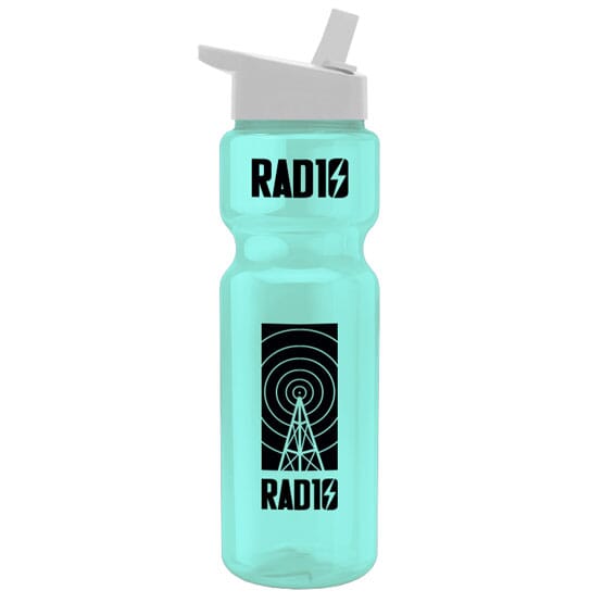 28 oz Clear View Bottle with Mix 'n' Match Lid