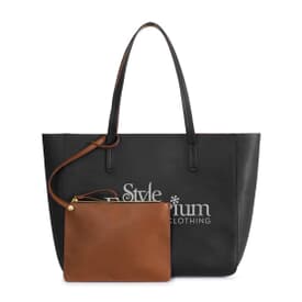 Boston Tote with Removable Wristlet