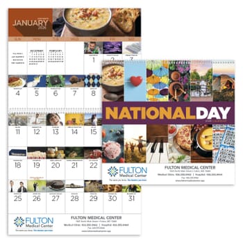 2026 National Days Wall Calendar