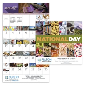 2020 National Days Wall Calendar