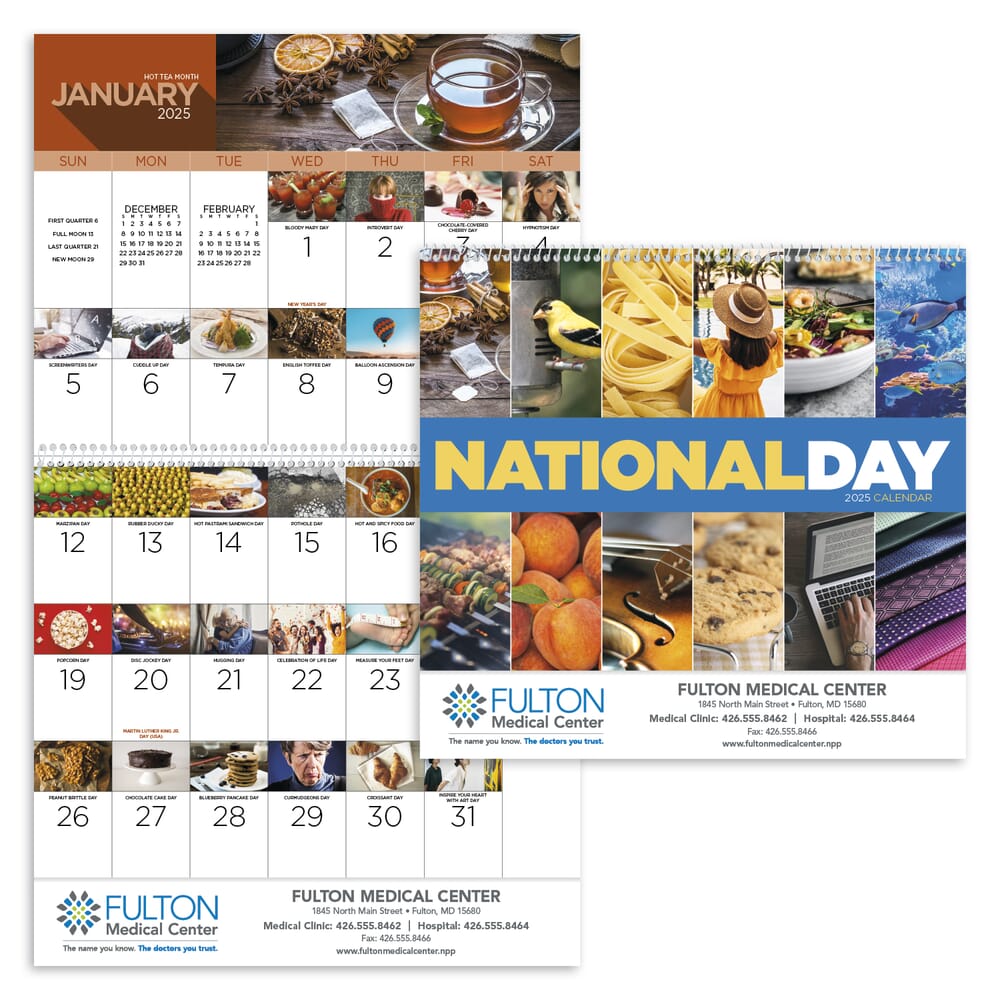 2023 National Days Wall Calendar Promotional Giveaway Crestline