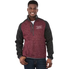 Half Zip Sweater Knit Jacket - Men's