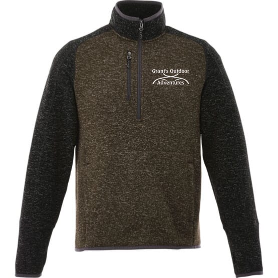 Half Zip Sweater Knit Jacket - Men's