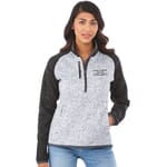Half Zip Sweater Knit Jacket-Women's
