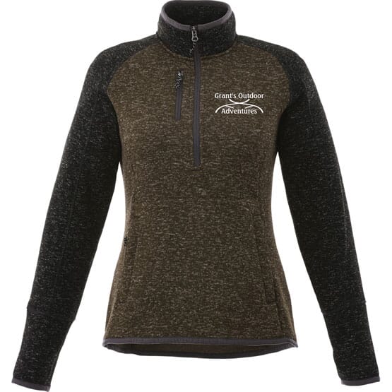 Half Zip Sweater Knit Jacket-Women's