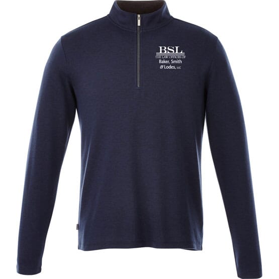 Washable Wool Quarter Zip Pullover - Men's