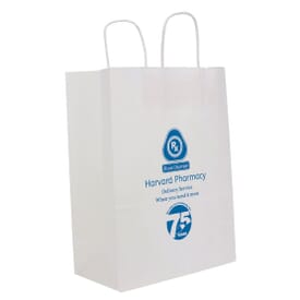 Sealable White Kraft Paper Bags