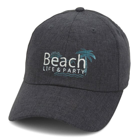 Fitted Chambray Linen Cap