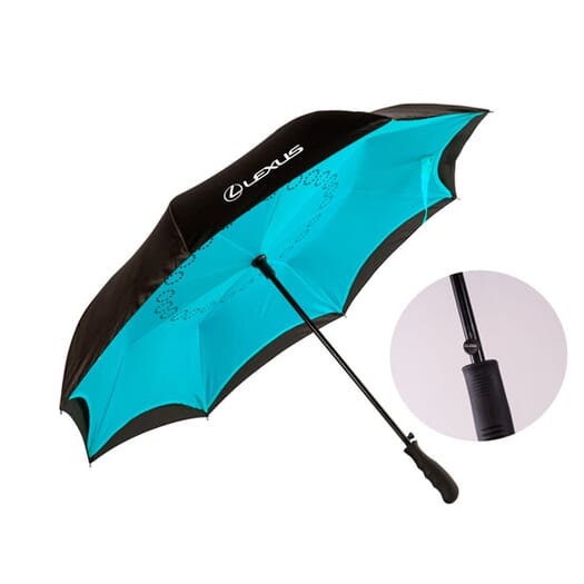 Inverted Auto-Close Umbrella