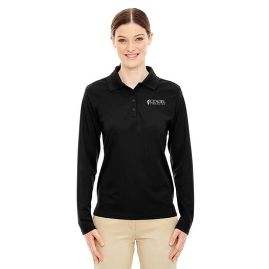 Core 365™ Long Sleeve Pique Polo Shirt – Ladies’