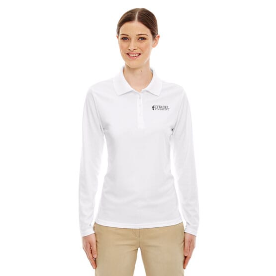 Core 365™ Long Sleeve Pique Polo Shirt – Ladies’