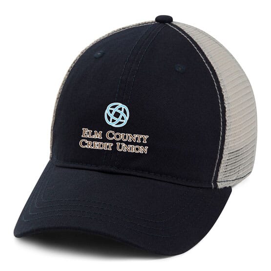 Garment Washed Cotton & Mesh Cap