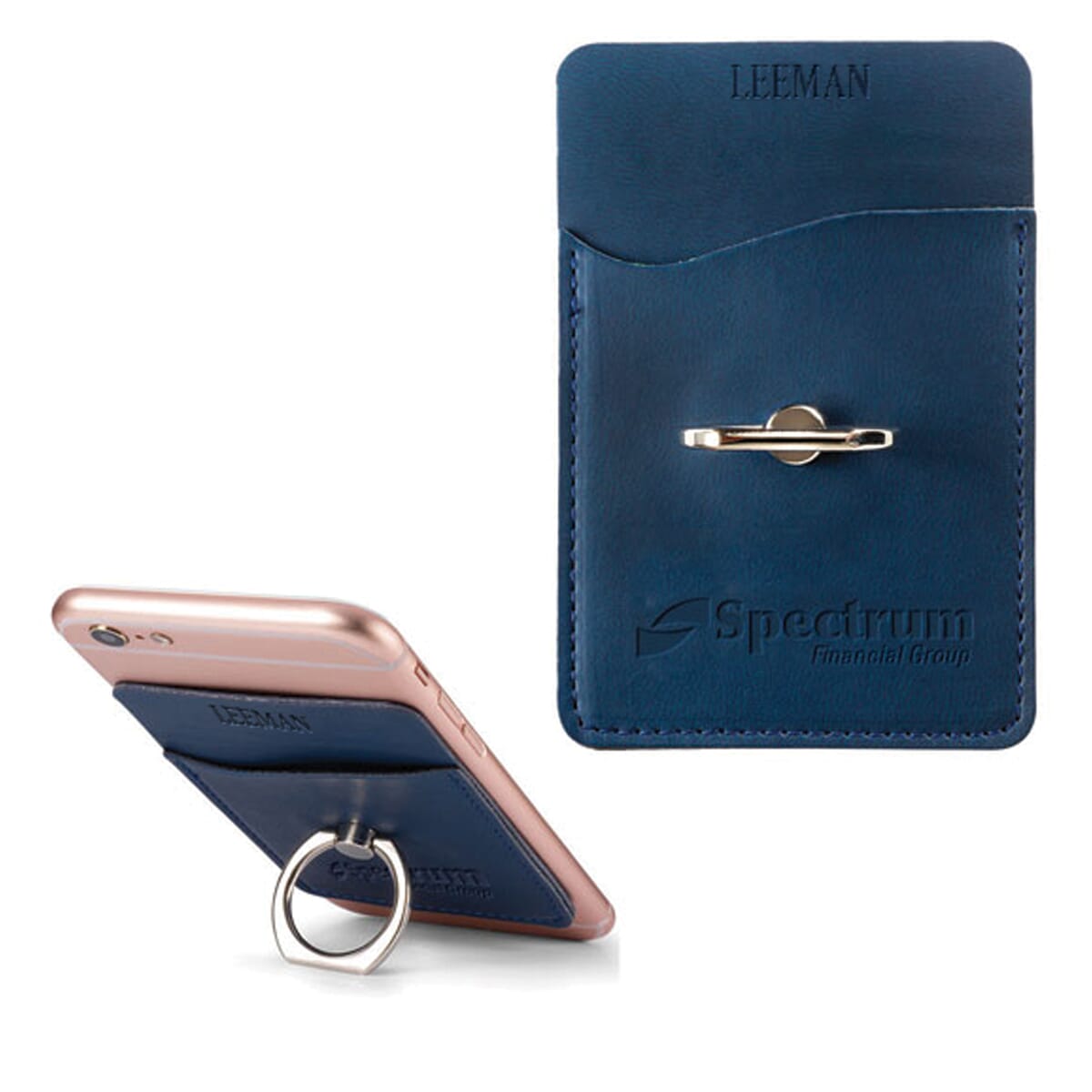 Credit card holder with logo