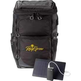 Elevate Solar Backpack with Power Bank