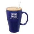 12 oz Mug with Bamboo Lid & Removable Spoon