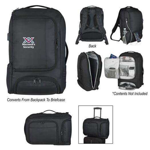 Computer Backpack Briefcase with RFID Pocket