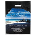12" x 16" Full Color Plastic Bags with Die-Cut Handles